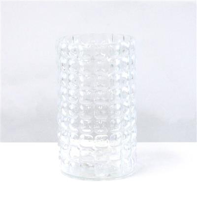 Bubbles Vase 4.35"x 5.5" Clear