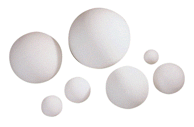 Balls 6" Styro White